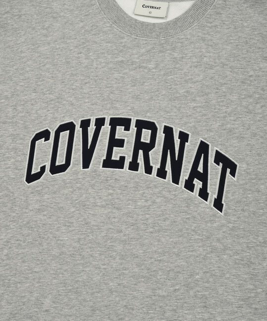 Arch Logo Sweatshirt Melange Gray