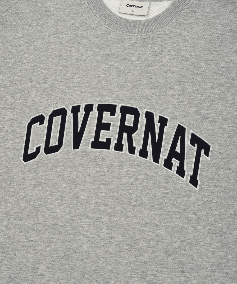 Arch Logo Sweatshirt Melange Gray