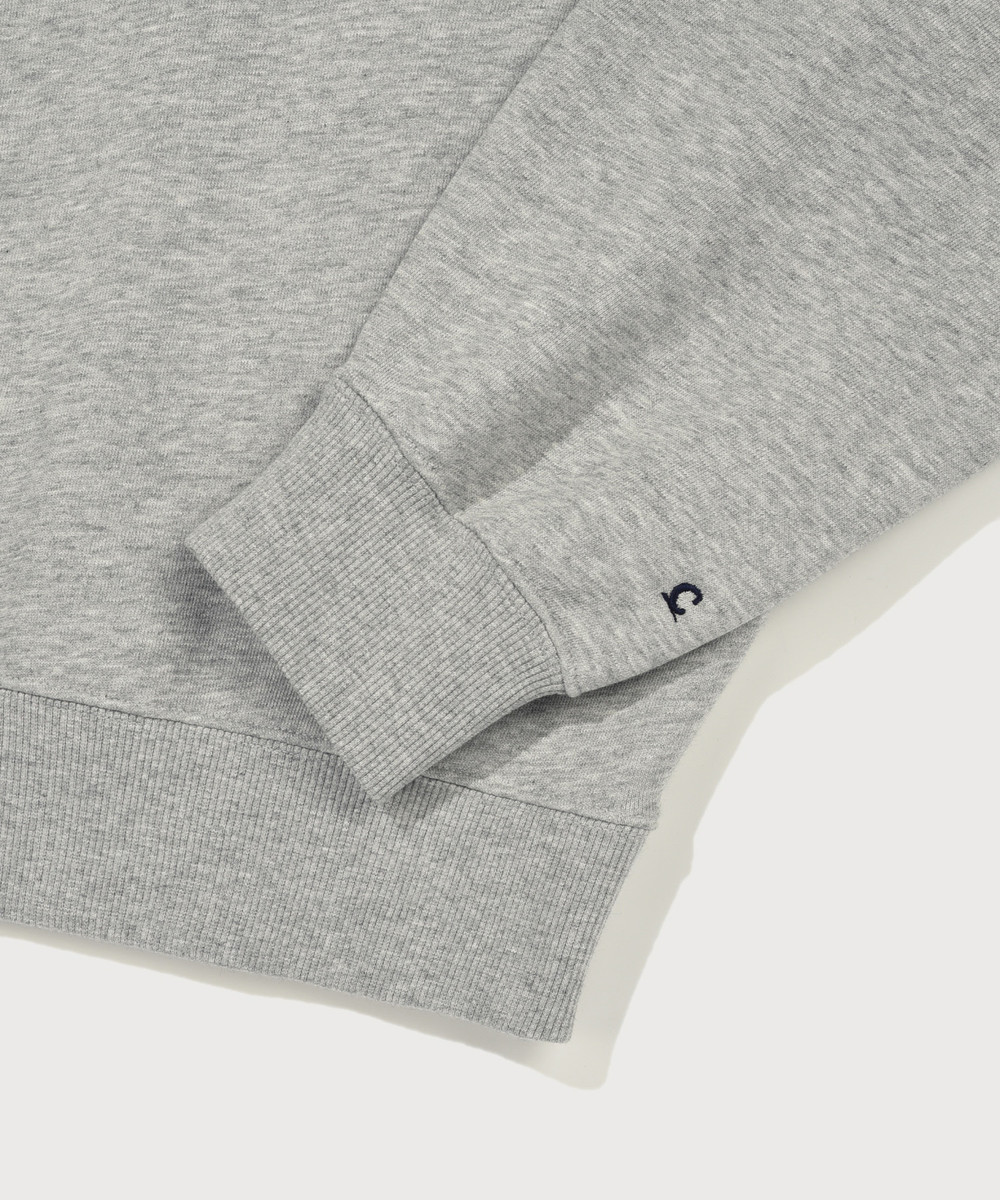 Arch Logo Sweatshirt Melange Gray