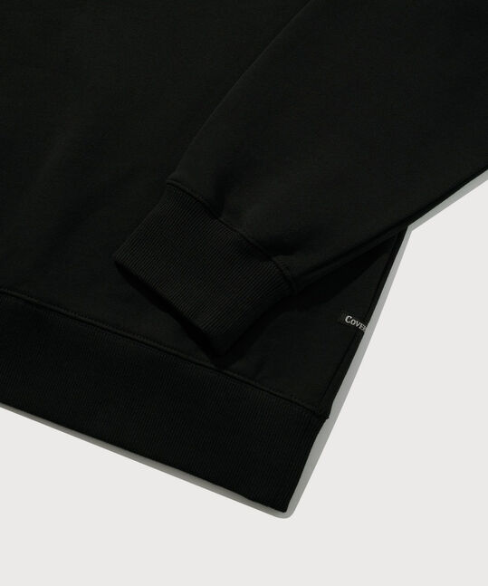 Signature Symbol Collar Half-Zip Up Black