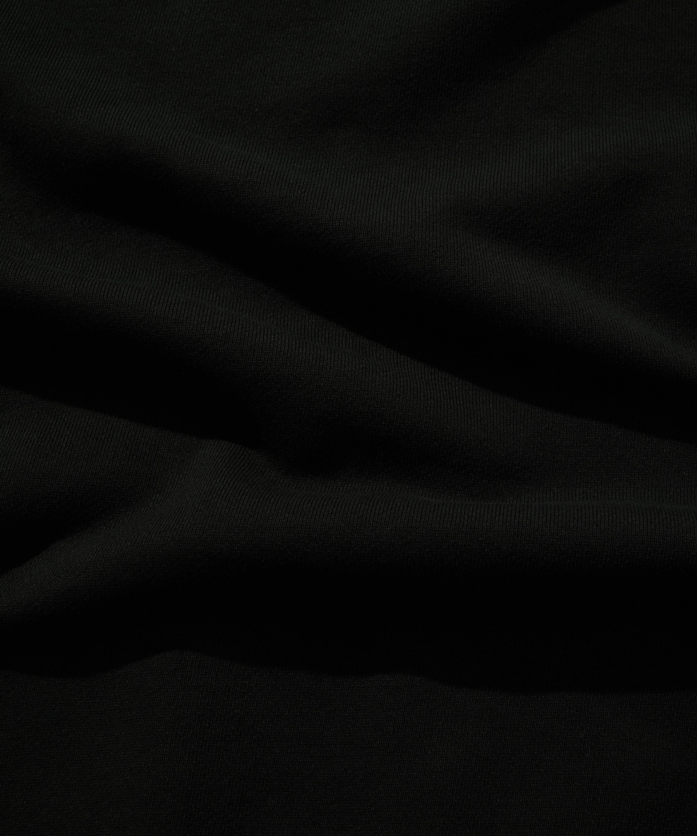 Signature Symbol Collar Half-Zip Up Black