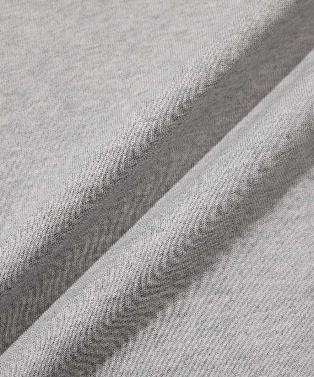 Signature Symbol Collar Half Zip-Up Melange Gray