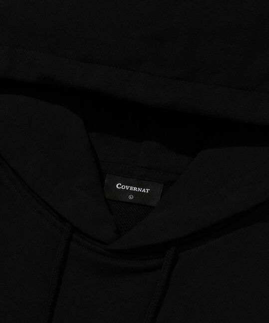 C Logo Hoodie Black