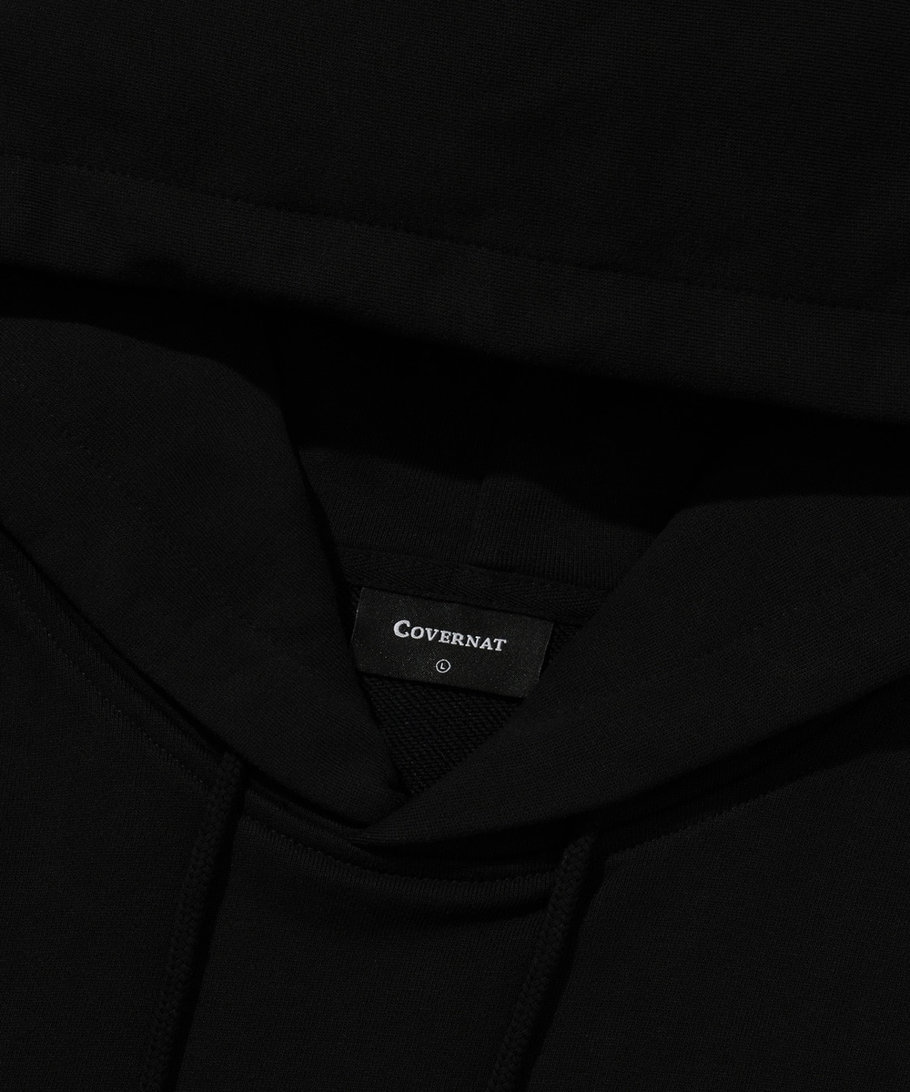 C Logo Hoodie Black