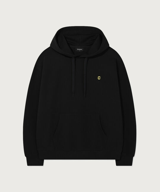 Small C Logo Hoodie Black