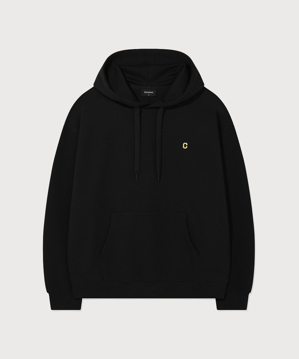 Small C Logo Hoodie Black