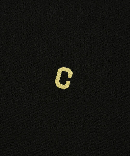 Small C Logo Hoodie Black