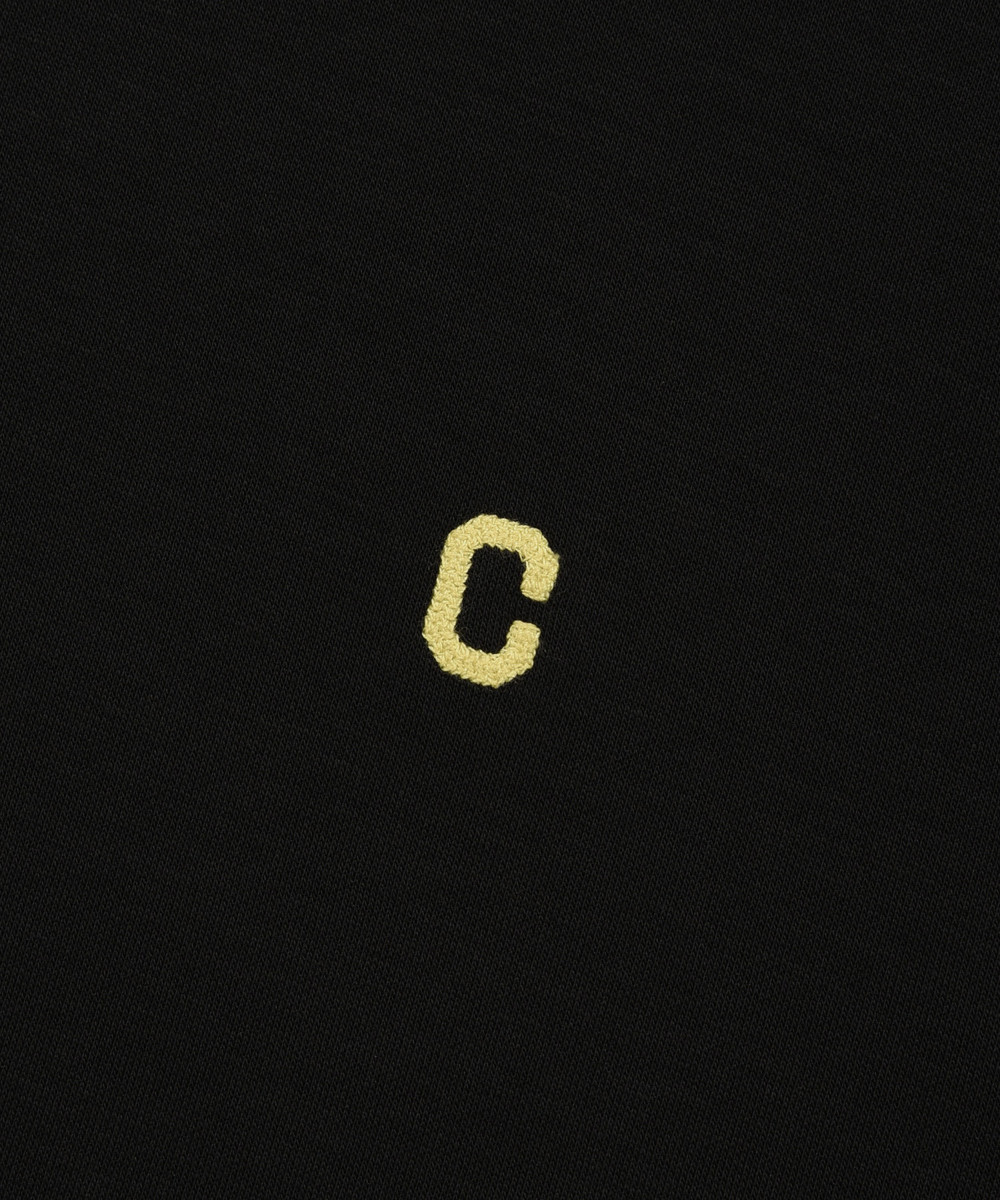 Small C Logo Hoodie Black