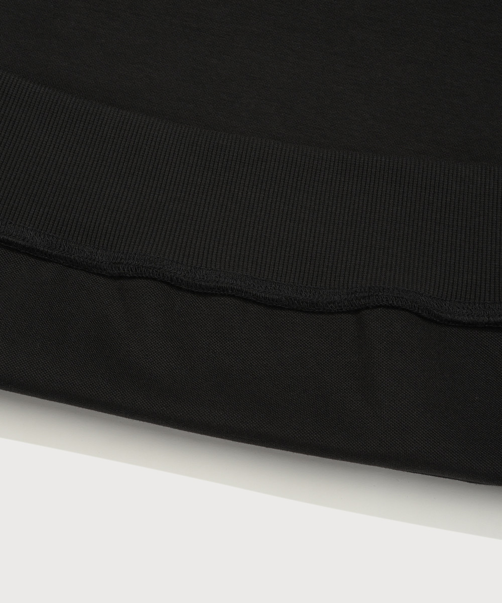 Small C Logo Hoodie Black