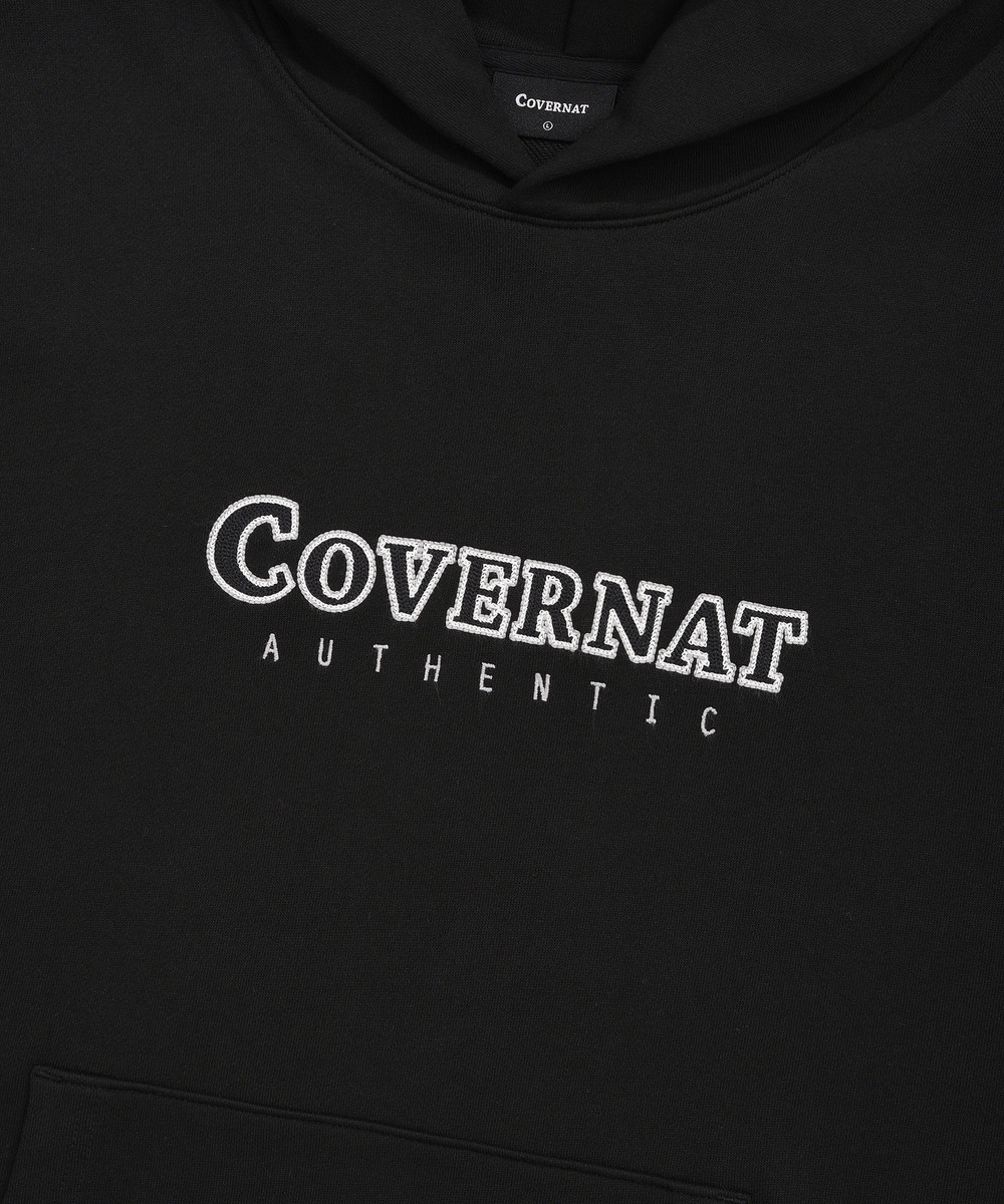 Center Logo Hoodie Black