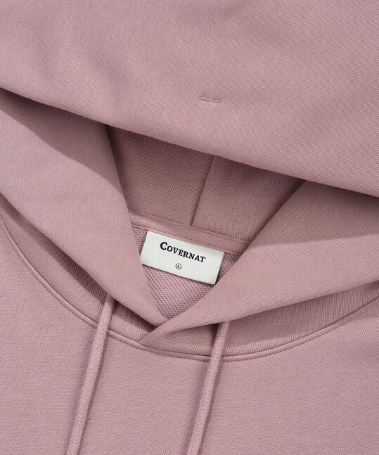Center Logo Hoodie Dusty Pink / Subin's Wearing /