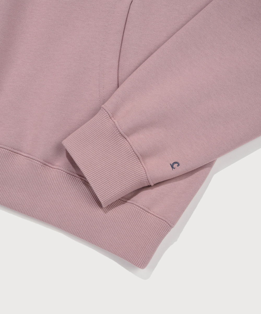 Center Logo Hoodie Dusty Pink / Subin's Wearing /