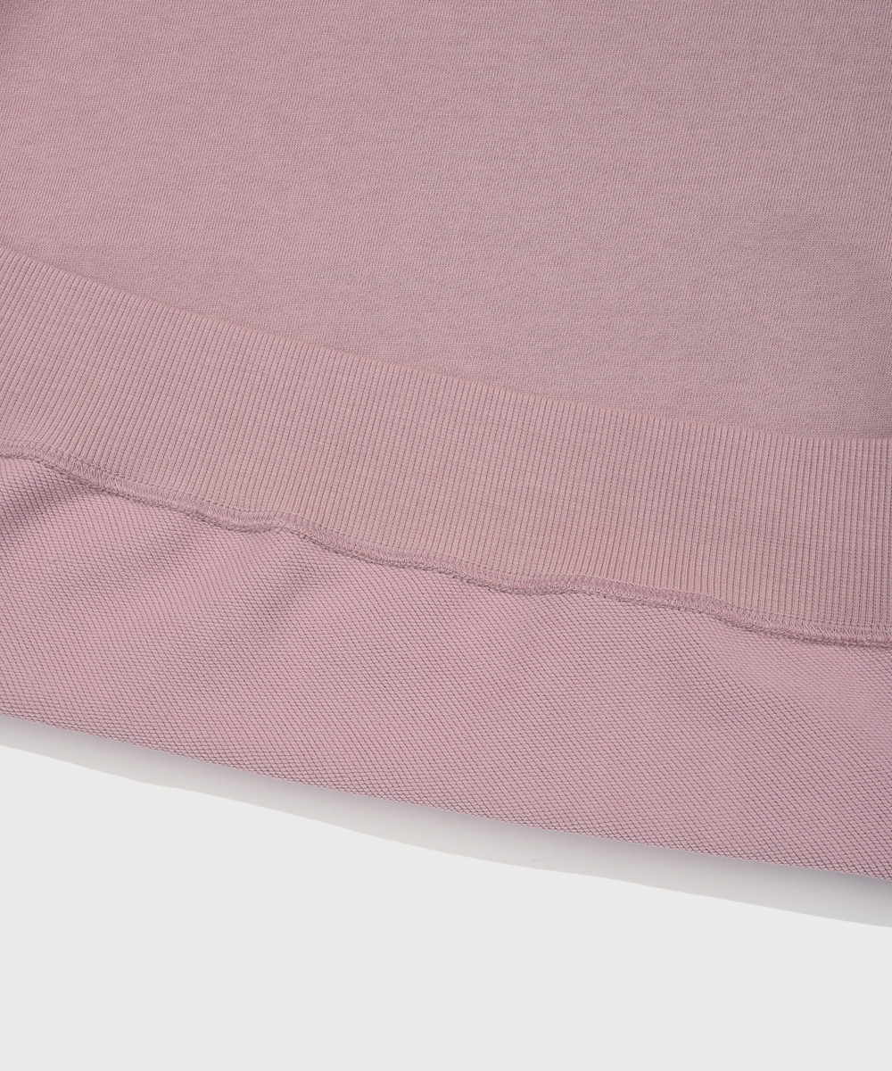 Center Logo Hoodie Dusty Pink / Subin's Wearing /