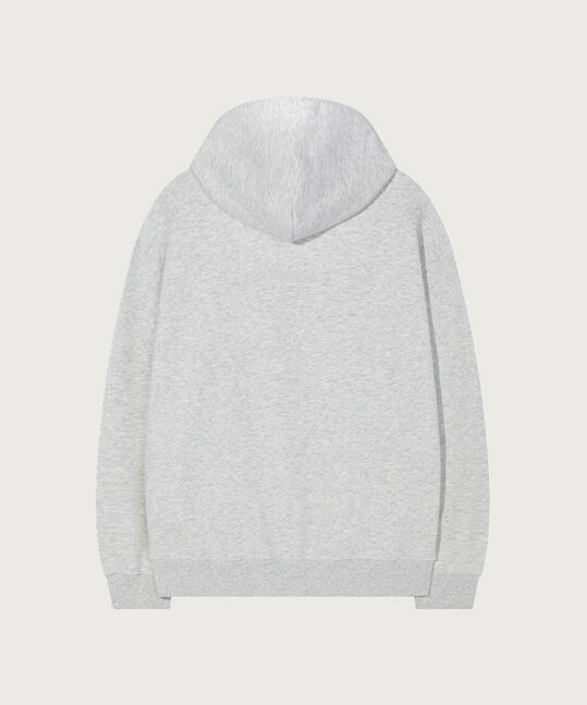 Center Logo Hoodie Heather Gray / Subin's Wearing /