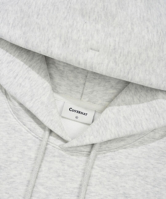 Center Logo Hoodie Heather Gray / Subin's Wearing /