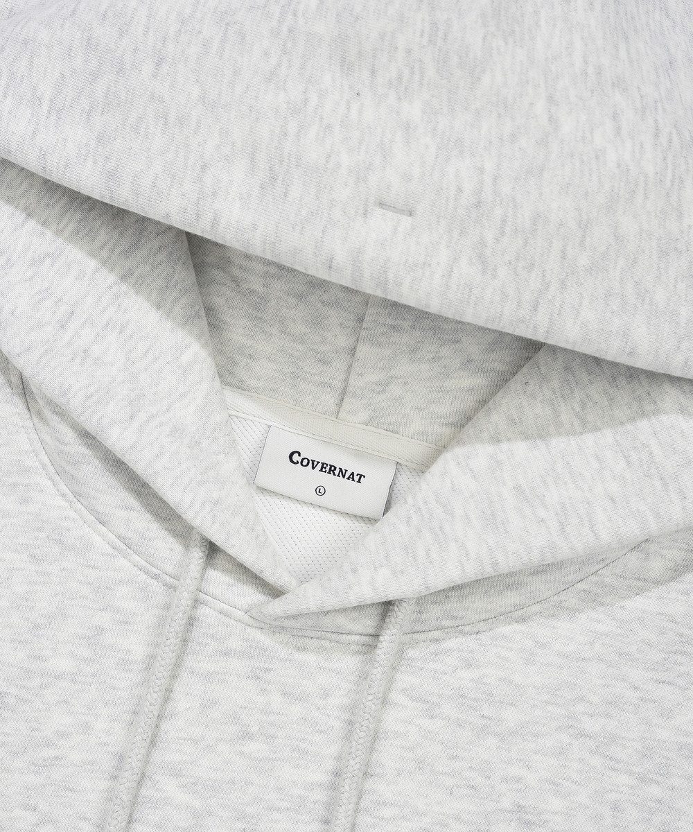 Center Logo Hoodie Heather Gray / Subin's Wearing /