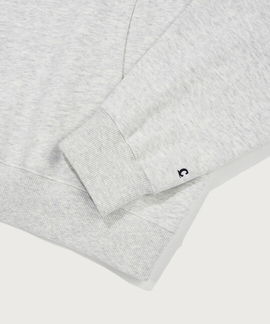 Center Logo Hoodie Heather Gray / Subin's Wearing /