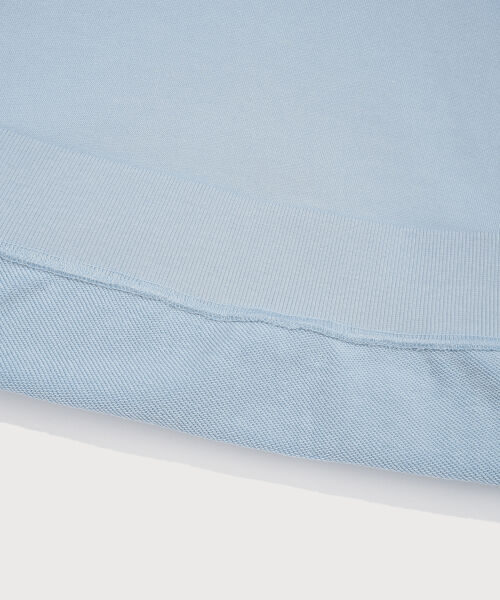 Flag Graphic Hoodie Light Blue