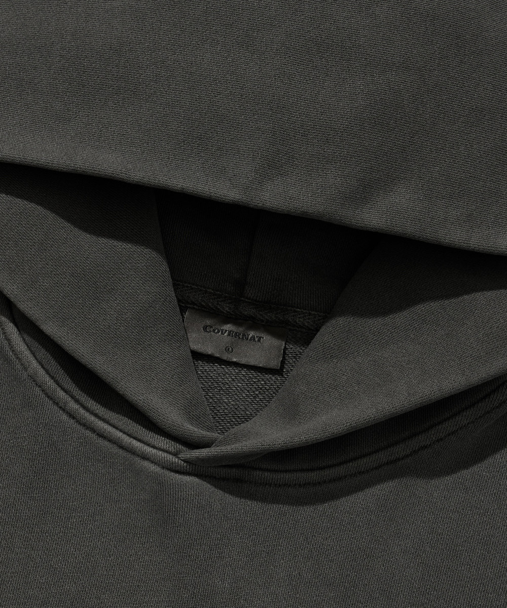 Irish Graphic Pigment Hoodie Charcoal