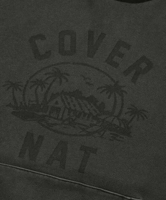 Irish Graphic Pigment Hoodie Charcoal