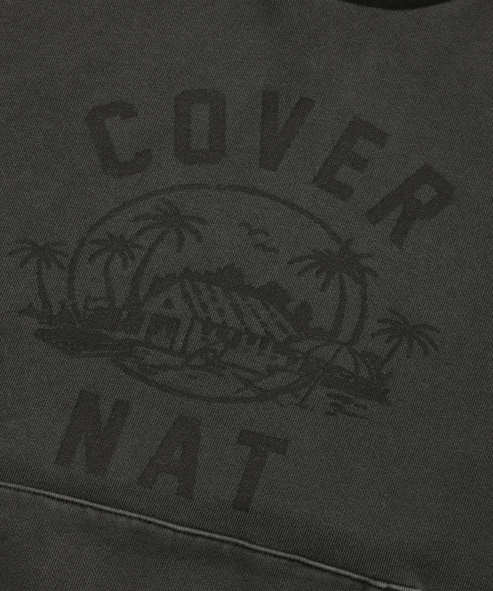 Irish Graphic Pigment Hoodie Charcoal