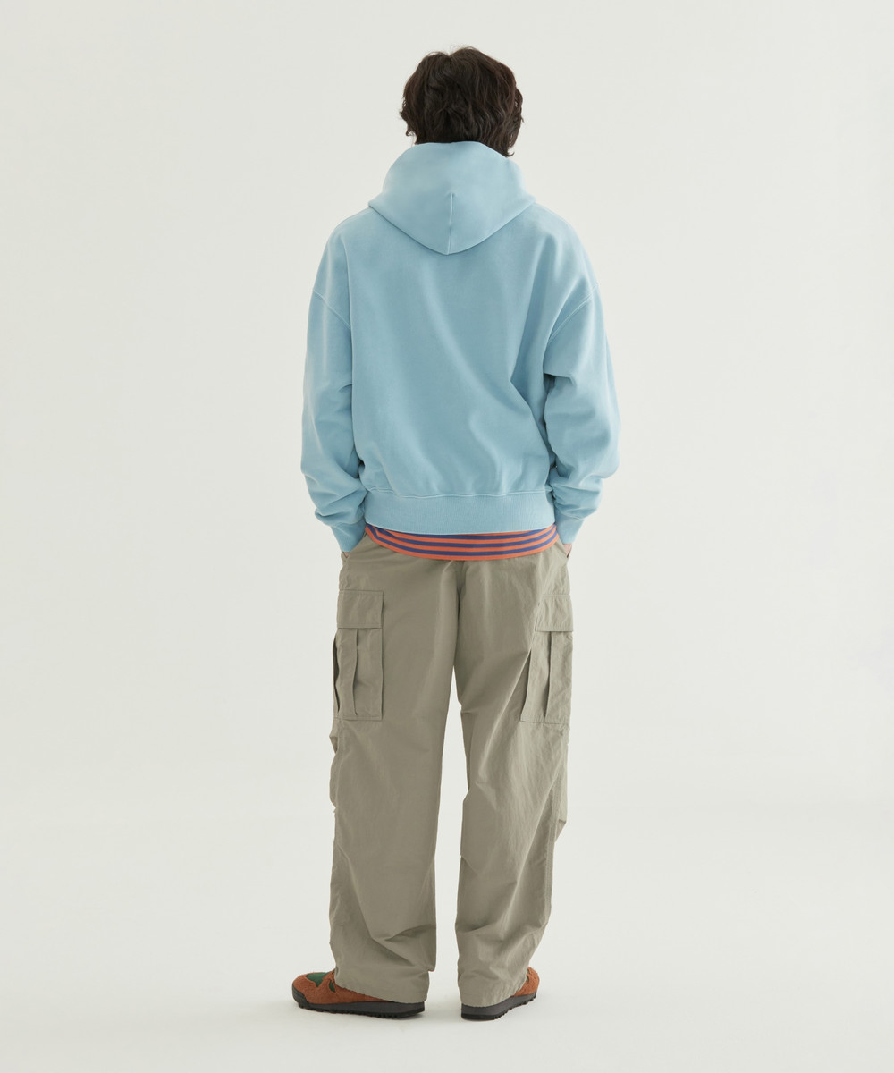 Irish Graphic Pigment Hoodie Light Blue