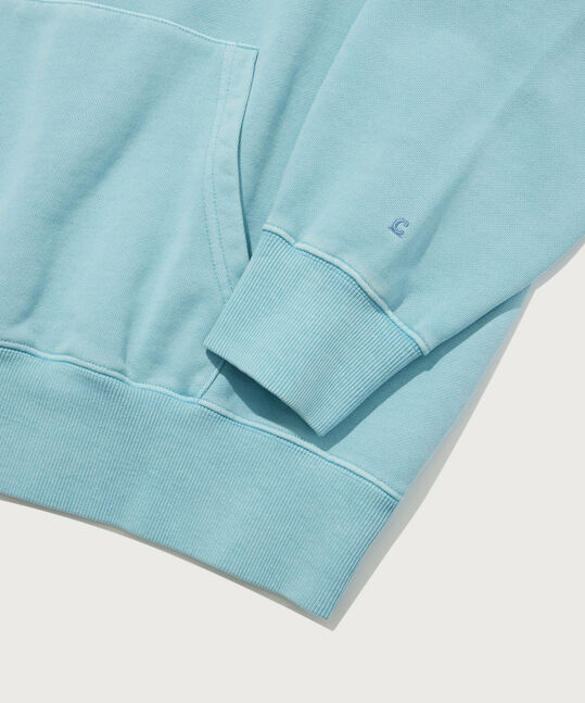 Irish Graphic Pigment Hoodie Light Blue