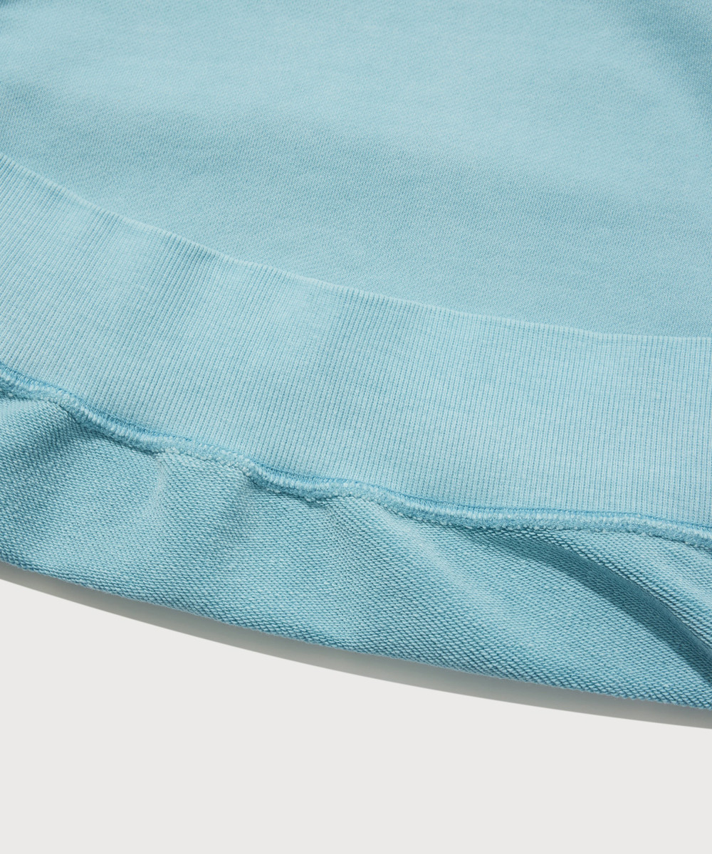 Irish Graphic Pigment Hoodie Light Blue