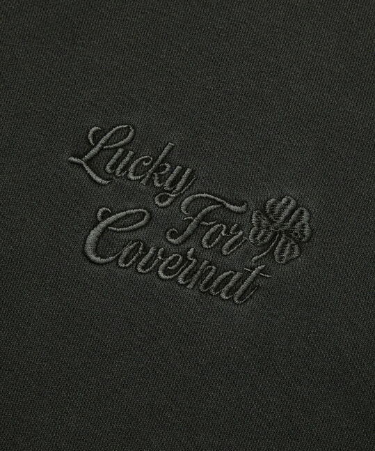 Women's Oversized Pigment Hoodie Charcoal