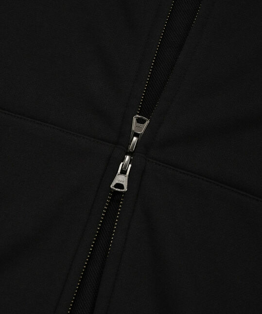 C Logo Hoodie Black