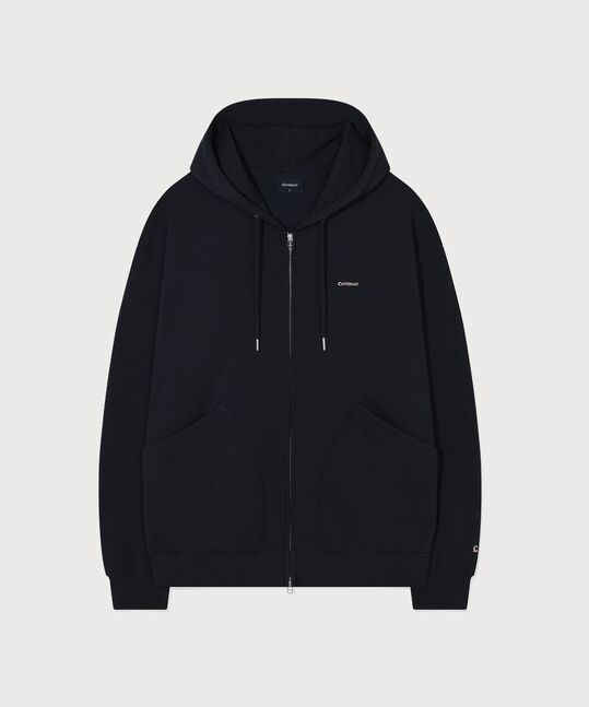 Small Logo Hoodie Dark Navy