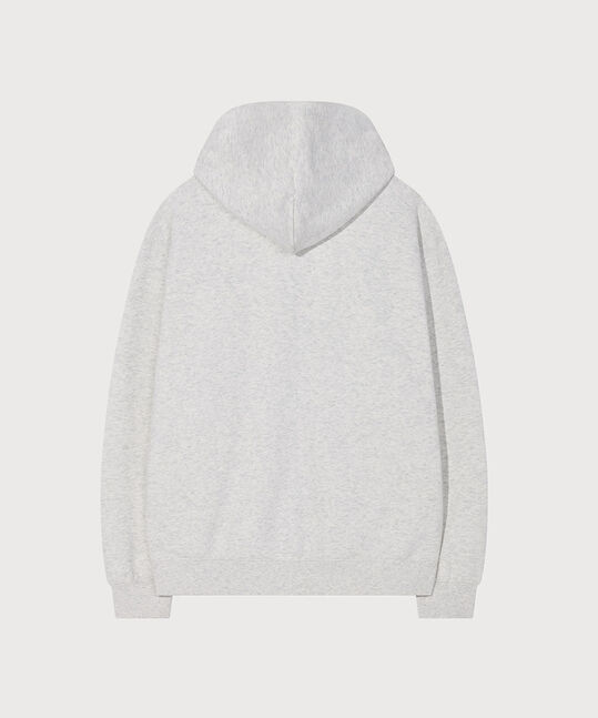 Small Logo Hooded Zip-Up