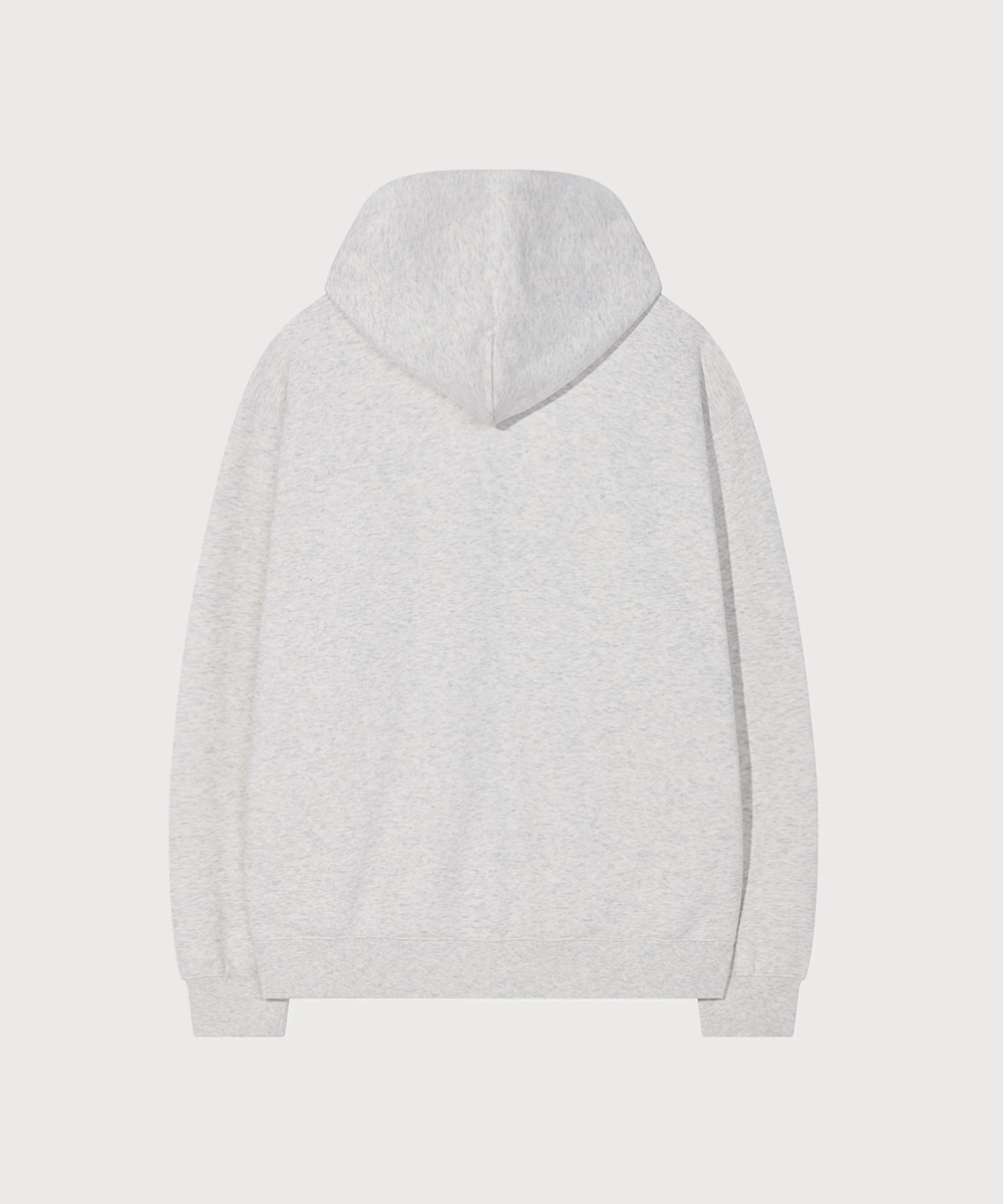 Small Logo Hooded Zip-Up