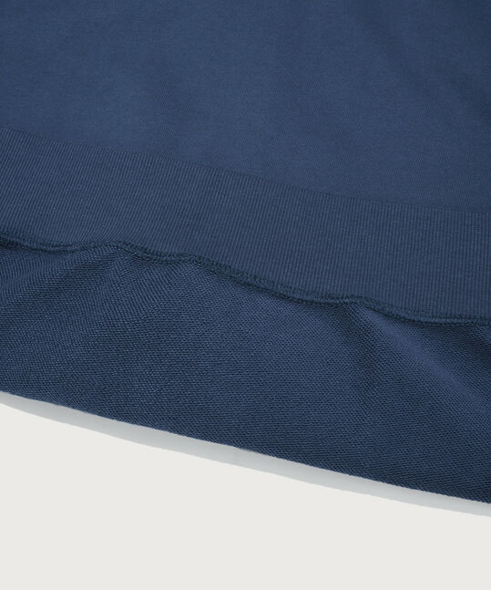 Arch logo hooded zip-up dark blue