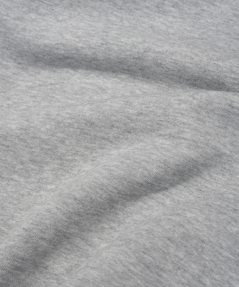 Women's C Logo Hooded Zip-Up Melange Gray