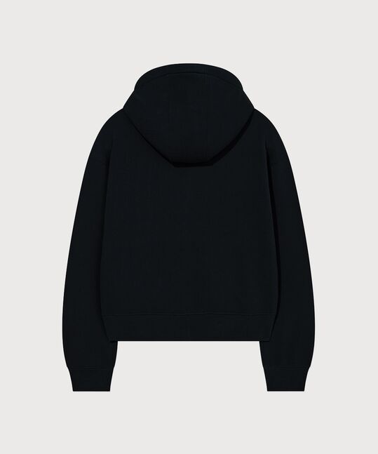 Women's C Logo Hooded Zip-Up Navy