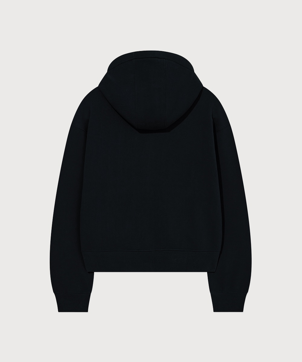 Women's C Logo Hooded Zip-Up Navy