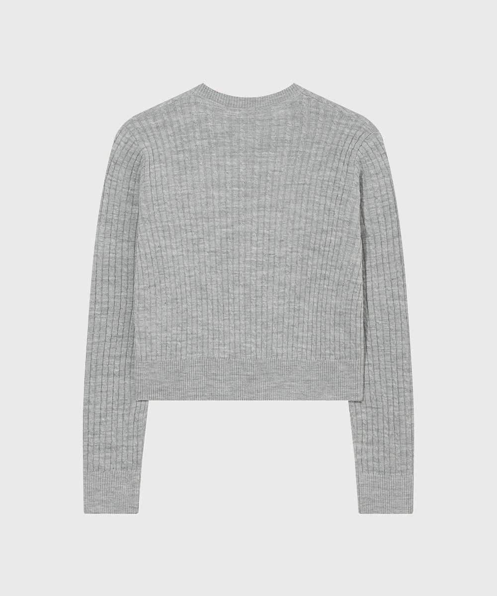 Cloverheart Cable Cardigan