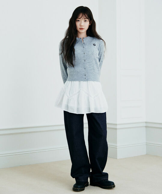 Cloverheart Cable Cardigan