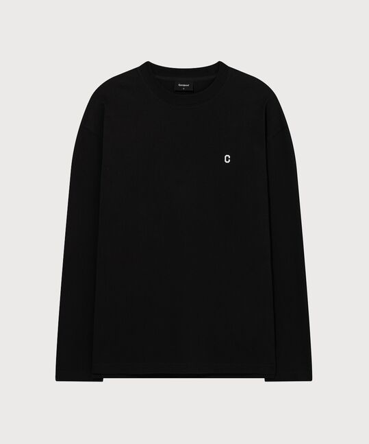 Small C Logo Long Sleeve Black
