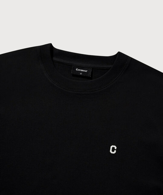 Small C Logo Long Sleeve Black