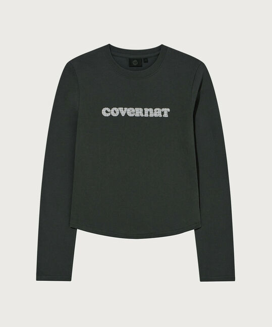 Women's Cooper Logo Long Sleeve Charcoal