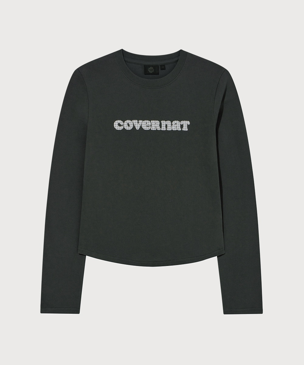 Women's Cooper Logo Long Sleeve Charcoal