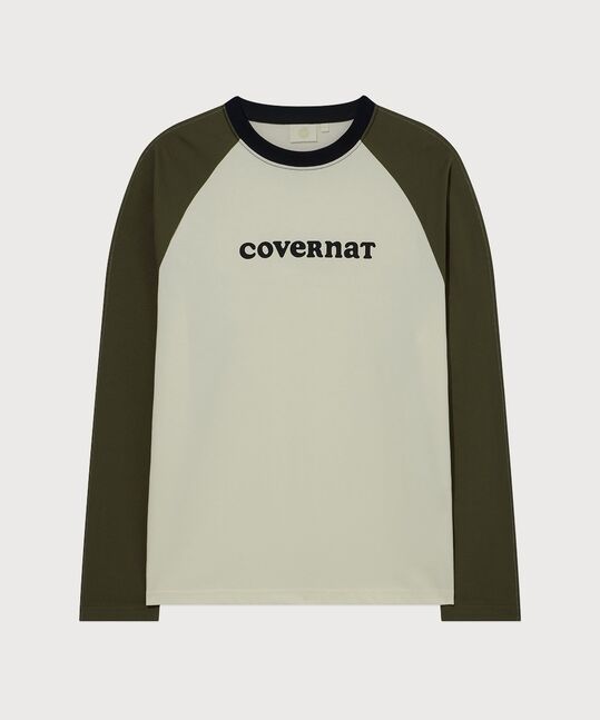 Women's Cooper Logo Raglan Long Sleeve Cream