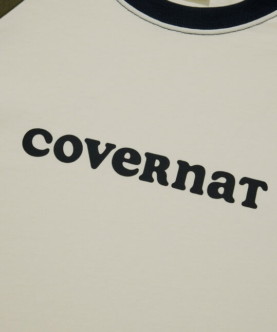 Women's Cooper Logo Raglan Long Sleeve Cream