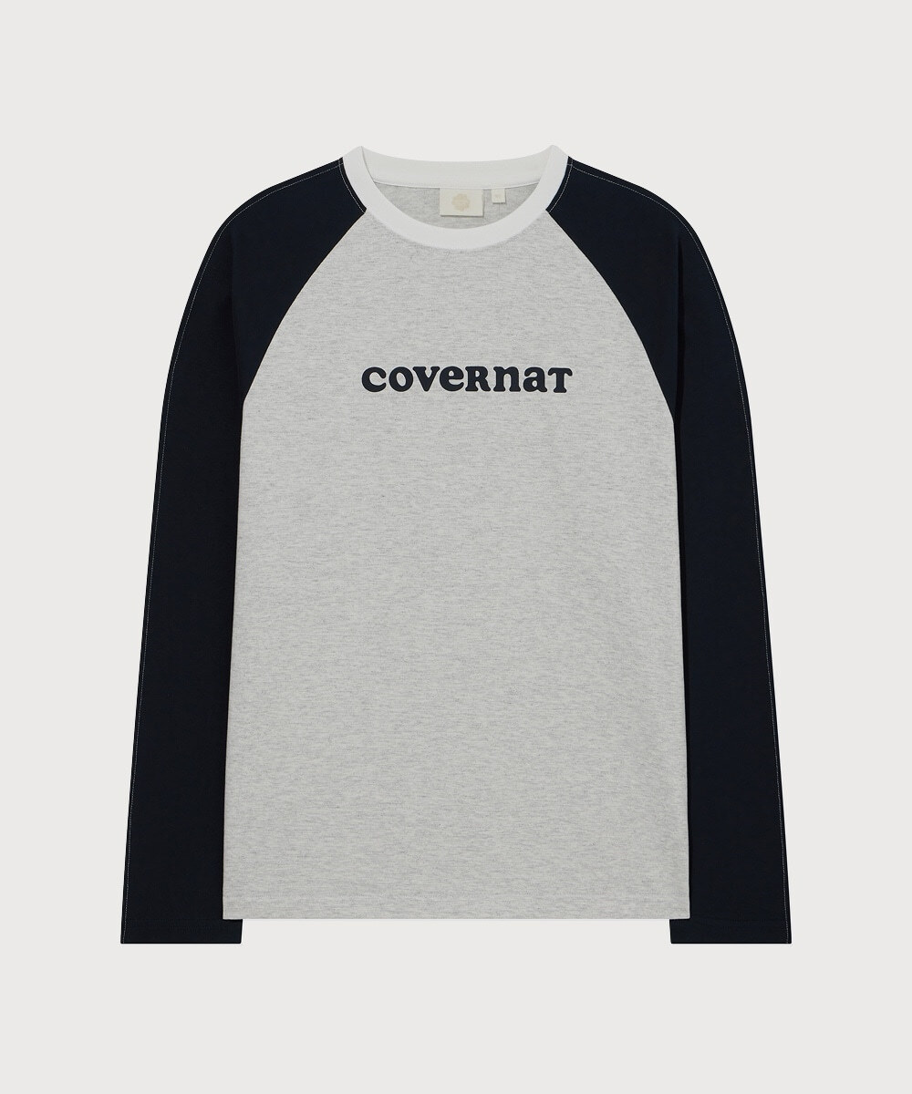 Women's Cooper Logo Raglan Long Sleeve Heather Grey