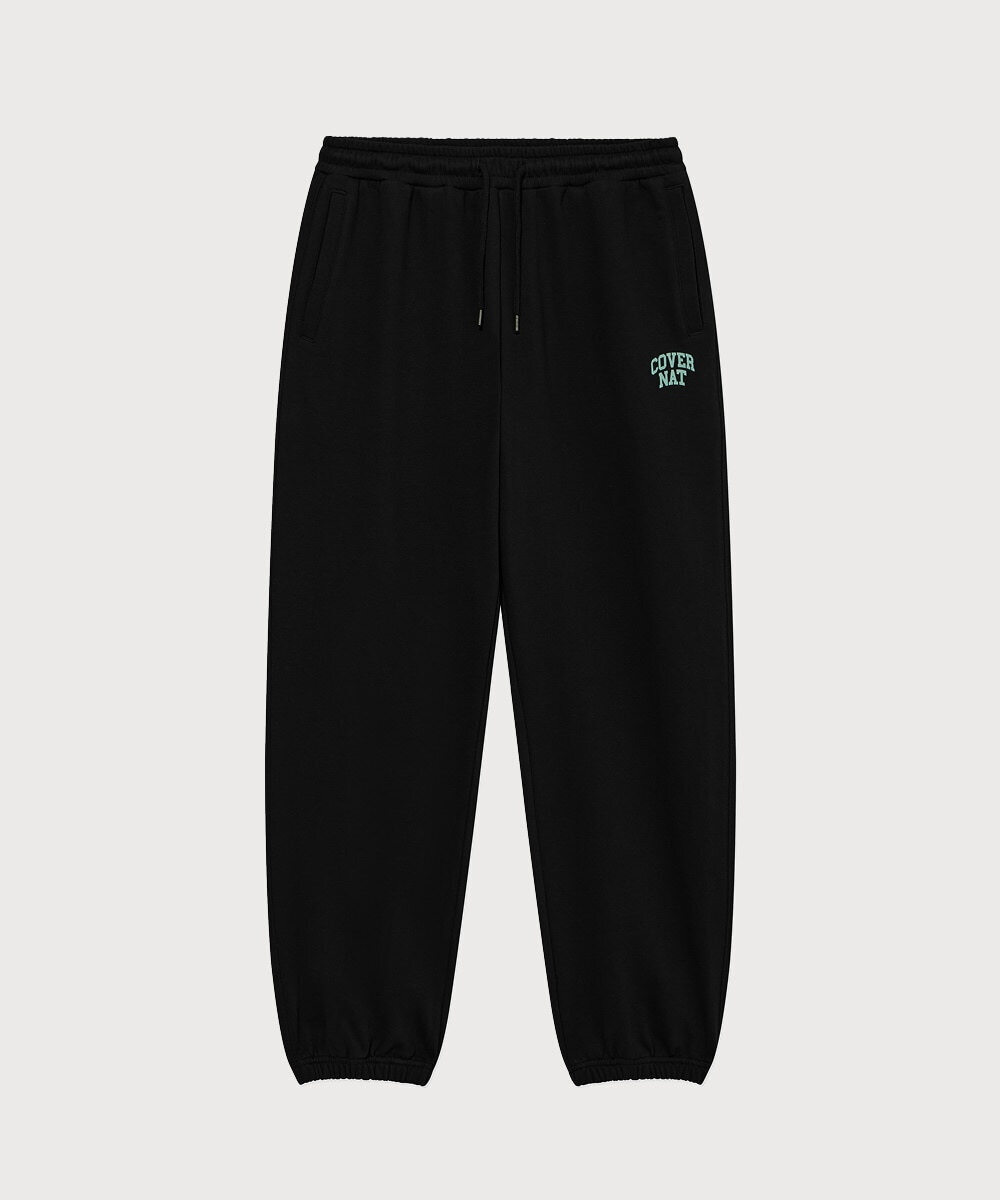 Arch Logo Regular Jogger Sweatpants Black