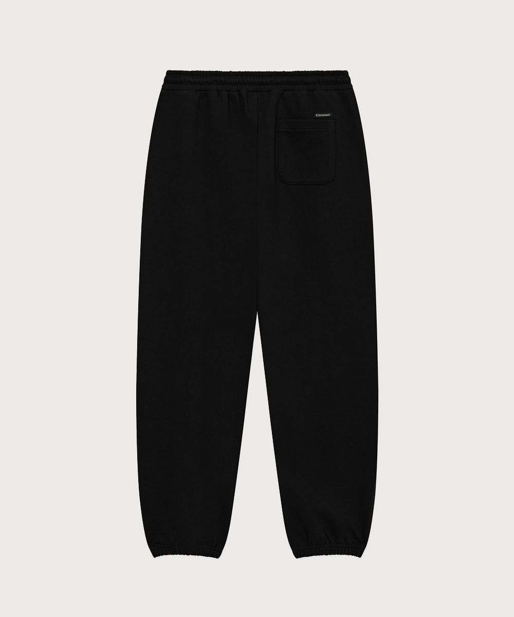 Arch Logo Regular Jogger Sweatpants Black