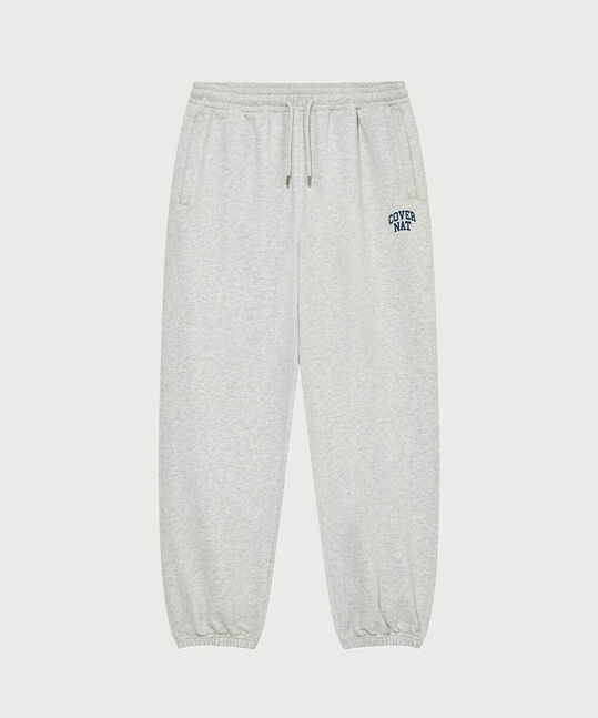 Arch Logo Regular Jogger Sweatpants Heather Gray