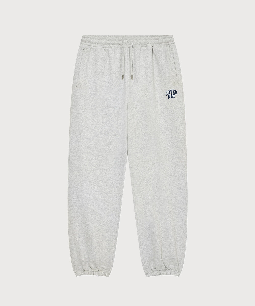 Arch Logo Regular Jogger Sweatpants Heather Gray